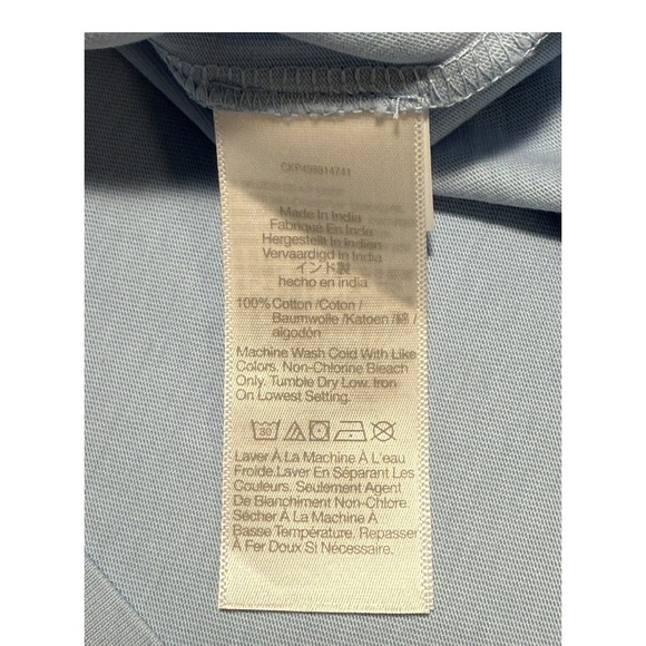 Madewell The Perfect Crewneck Tee in Allday Jersey Light Blue Women's Medium - Picture 7 of 8